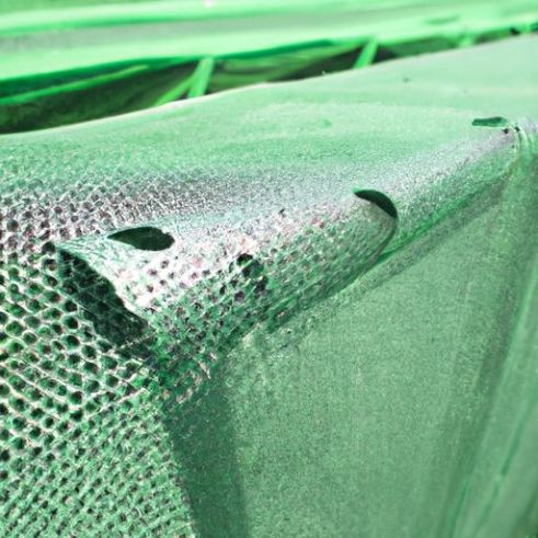 GSM HDPE Tape Shading Net Durable tray heavy UV Protected Agricultural Shade Greenhouse Netting Scaffolding Debris Net Green 75% Shading 65