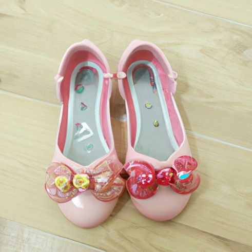 scarpe per bambini casual coreane per bambini con fiocco con suola morbida da principessa per bambini ballerina brillante abito da principessa scarpe da ballo A100 Bambini autunno