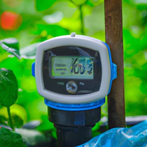 automatischer, wasserdichter Tropf-Timer, digital mit integriertem Durchflussmesser, Wasser-Timer, elektronischer Garten-Timer, Blumenbewässerung
