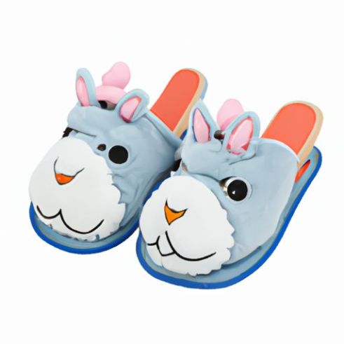 Zapatillas para niños, lindas sandalias de bebé con forma de dinosaurio de dibujos animados de conejo, zapatillas con patrón, Zapatillas de casa resistentes al desgaste, moda nueva