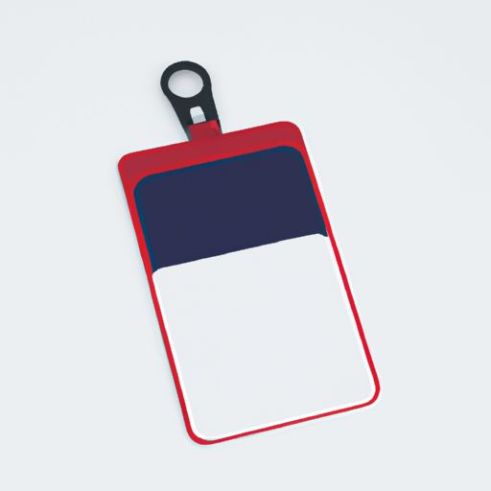 Protector Sleeve Card Protector Aangepaste zachte emaille sleutelhanger Waterdichte kaarthouder