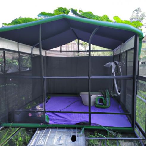 Chiot chats cage pour animaux de compagnie clôture octogonale jacinthe d'eau confort pour animaux de compagnie chenils extérieurs portables cage tente pour chien maisons pliables intérieur