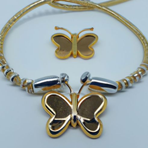 ножный браслет, двухслойный браслет с сердечком и бабочкой для браслета из нержавеющей стали, модный позолоченный браслет для женщин, цепочка на лодыжку, украшения для ног