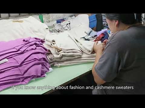 Nhà sản xuất áo len dài cashmere, chú chó cá tính áo len giáng sinh
