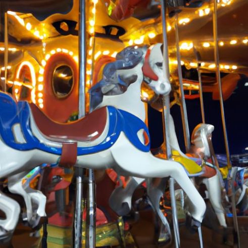 christmas carousel Ocean theme Carousel chain theme park equipment carousel horse, cheap