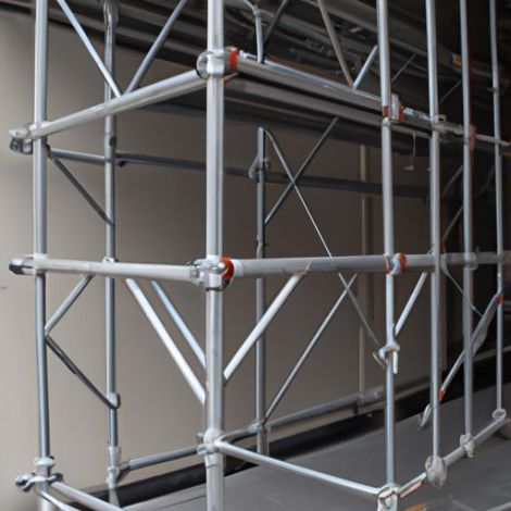 Échafaudage de construction de bâtiment réglable, cadre en acier, support de portail mobile, revêtement en poudre de haute qualité