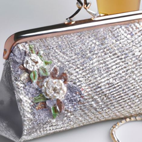 Banquet Party Evening Bag Golden purse woman evening clutch Embroidered Wedding Bag For Bride FE726 High Quality Handmade Pearl Clutch Bag