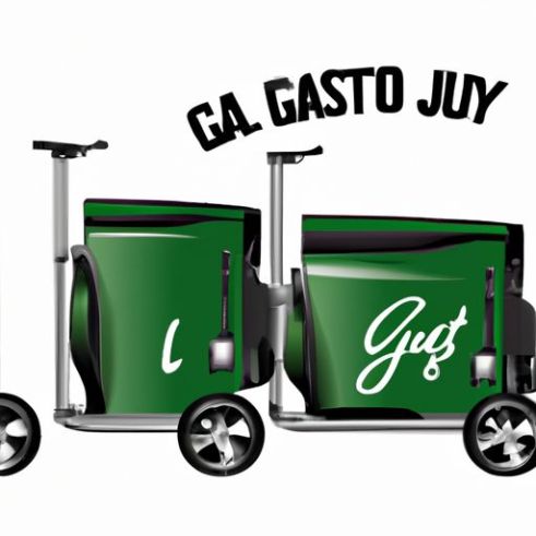 โลโก้ที่กำหนดเองรถกอล์ฟถุงทางแบ่งกอล์ฟตัวแบ่ง 6 ทางยาวเต็มพร้อม 2 ล้อถุงกอล์ฟ Justin Carrier