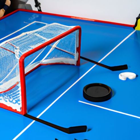 Juego de hockey sobre mesa para niños, portería de hockey sobre hielo, interior, portátil y mini hielo