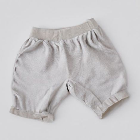 Baby Pants Shorts diaper training Soft Baby Joggers Solid Knitted Baby Pants GOTS Certified Organic Cotton