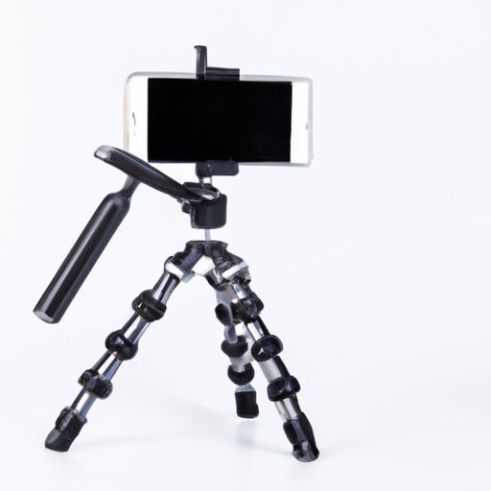 Tripé de câmera digital com filmadora hd suporte para telefone digital, telefone e câmera unem-se aos tripés de fotografia em liga de alumínio Go Pro flexível