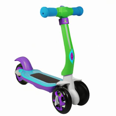 PU knipperende wielen Muziekontwerp kinderen kunnen kinderscooters opvouwen Leuke kinderscooter