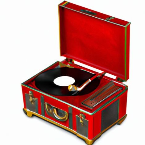Prix Rétro Jukebox Porte-documents Platine vinyle avec pieds solides Lecteur Alibaba Gold Fournisseur Usine