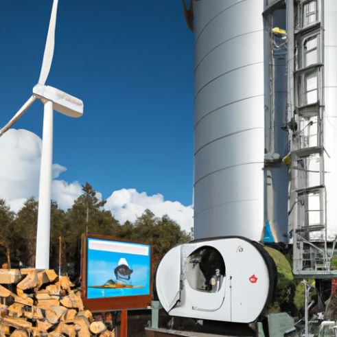 sale biomass power generation chip electric wind turbine power generator other renewable energy Wood gasifier with genset for