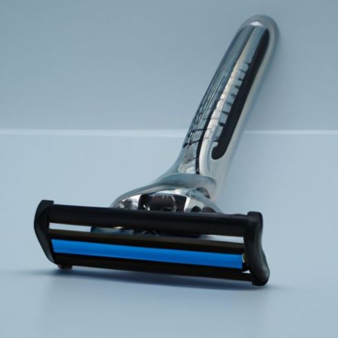 Sistema de alta qualidade material barato aço inoxidável lâmina de barbear reutilizável para homem 5 lâminas navalha masculina