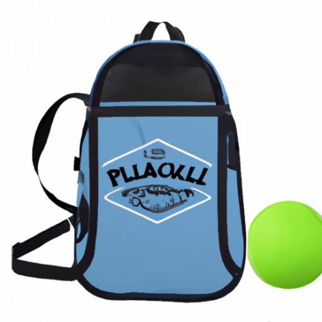 Tas selempang neoprene 2 Tenis Pickleball ransel olahraga kasual Raket Tas Olahraga Luar Ruangan dengan Tas Bola HZAILU Custom Pickleball