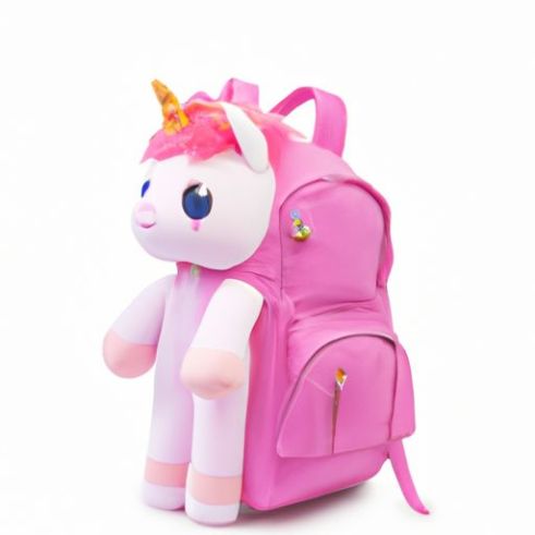 backpack pink purple stuffed animals kid sanrio plush toy toys custom unicorn plush toy bag dropshipping custom unicorn plush