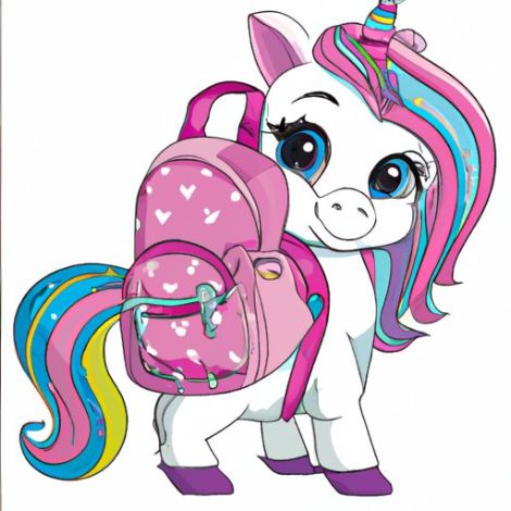 Moda Karikatür Gençler Sırt Çantası Peluş çantası anaokulu gizli sakli konusmalar mochila infantil Unicorn Çocuklar İlköğretim Öğrencileri Için Okul Çantası Dayanıklı Mini Sevimli Hayvan