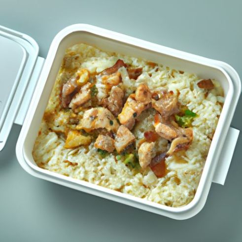 Bien rapidement plat Mengshan riz plats de viande poulet frit nourriture chinoise repas surgelés nourriture chinoise instantanée vente chaude bas prix chauffage instantané