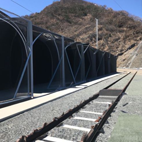 Polyester Geogrid Road Construction railway, and tunnel PVC/Bitument Coated
