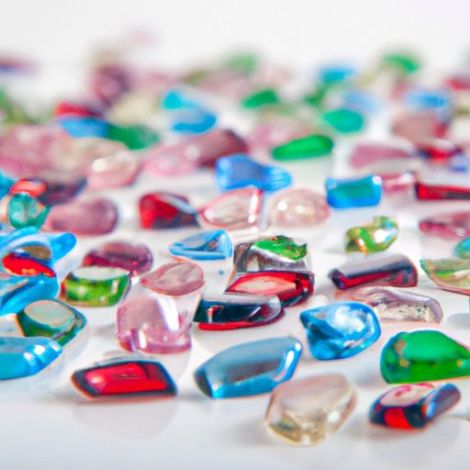 pedras de vidro fabricantes chineses preço por tonelada vendem cores de alta qualidade