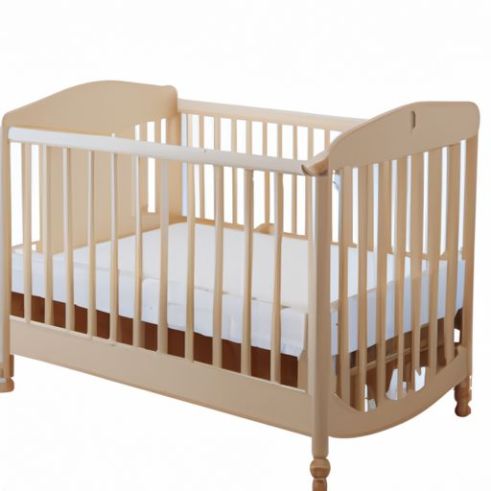 Giường dành cho trẻ em Giường cũi cho trẻ mới biết đi là lựa chọn hoàn hảo để mang theo Giường đơn cổ điển cho trẻ em bằng gỗ mới đến