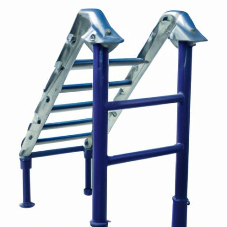 style 12 feet Climbing up framework rock climbing experience steel ninja climbing up structure tube slide Safe product as well as