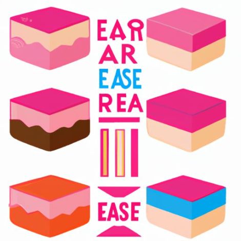 Cake erasers manufacturer food eraser simple shaped eraser promotional cartoon mini 3d funny