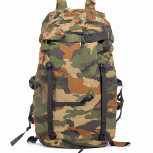 Sac à dos de sport sac de randonnée sac de voyage sac à dos camouflage kaki extérieur grande capacité alpinisme