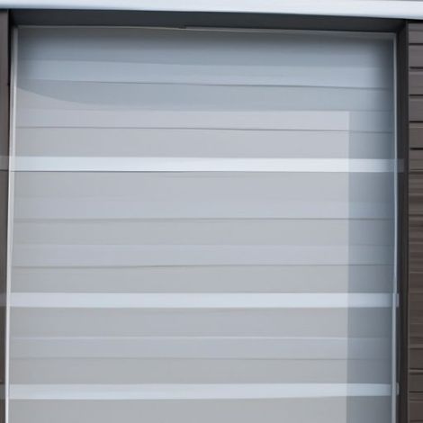 porta de garagem seccional dobrável em liga de aço para garagem seccional design moderno alumínio