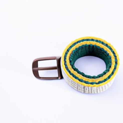 Cintura personalizzata in tessuto Cinture di tela intrecciata intrecciata elastica