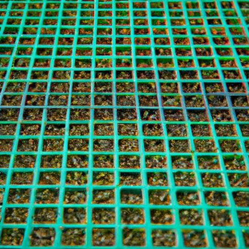 모종 재배 트레이 이끼 녹색 모종 평수경 식물 스타터 트레이 고품질 PS/PVC 묘목장