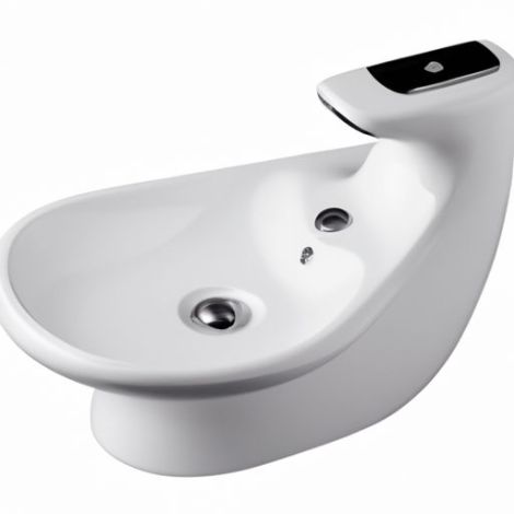 โถชำระล้างแบบตั้งพื้นสีขาวสำหรับห้องน้ำและรีโมทคอนโทรลจากโรงงานขายตรง Ceramic Glossy