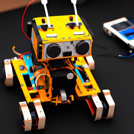 Robot Pengkode Bot, Mainan Remote Control Mainan Rc Mainan Edukasi DIY untuk Anak-anak Mainan Super Dapat Diprogram STEM Makerzoid