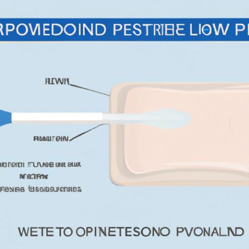 Khử trùng da Vô trùng Povidone-lodine Prep vô trùng không Pad riêng lẻ Tăm bông Povidone-Iodine dùng một lần Y tế không dệt