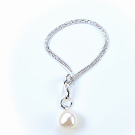 珍珠吊坠项链锁骨冠智能链钛钢金蛋白石水晶锆石