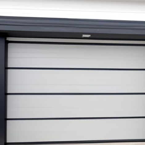 Porta da garage sezionale sopraelevata Con guarnizione in alluminio per porta Cassaforte per finestre Porte da garage in acciaio a doppio pannello per magazzini Moderne sezionali impermeabili