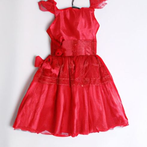 pak voor kinderen zomer mouwloos kind tang prom jurk fortuin feestjurk voor baby draagt ​​Chinese rode katoenen tang