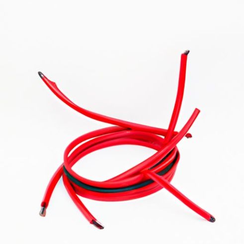 cabo de revestimento de pvc de resistência elétrica 8 6 4 cabo flexível fios vermelhos e pretos UL1007 isolamento revestido de pvc