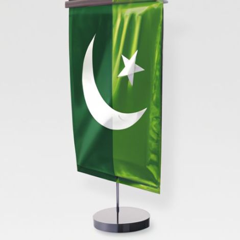 Flaggen aus 100 % Polyester mit Messing, 100 % Polyester, 3 x 5 Ösen, Pakistan-Flagge, versandfertig, Werbeprodukt Pakistan