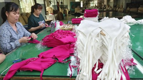 fabricação de ropa de mujer Fábrica de produção