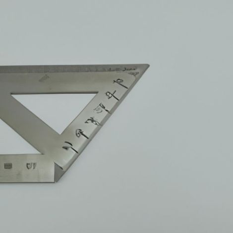 جرب مسطرة مربعة الزاوية لأداة الهندسة للرسم الأكثر مبيعًا من الفولاذ المقاوم للصدأ